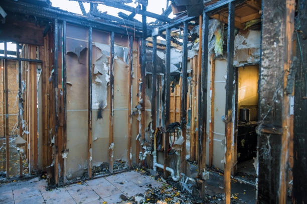 Professional Soot Cleanup technician working in Wendover, UT